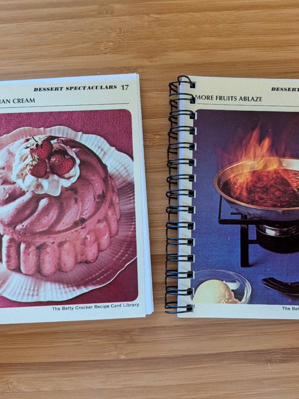 Betty Crocker Recipe Card Retro Recycled Notebooks